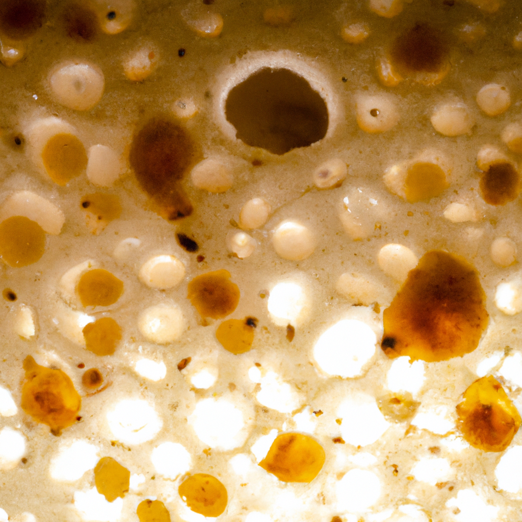 도우 기공 단면 이미지